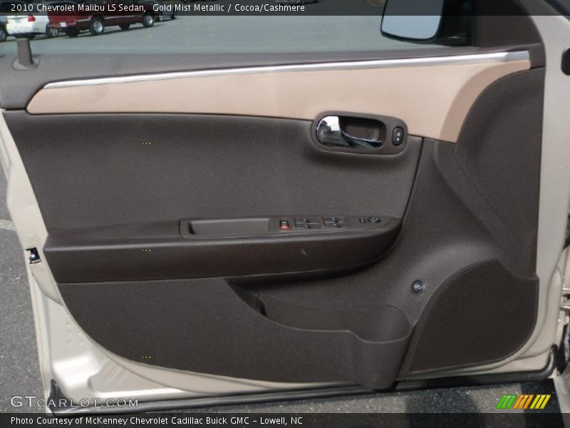 Gold Mist Metallic / Cocoa/Cashmere 2010 Chevrolet Malibu LS Sedan