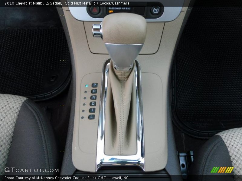 Gold Mist Metallic / Cocoa/Cashmere 2010 Chevrolet Malibu LS Sedan