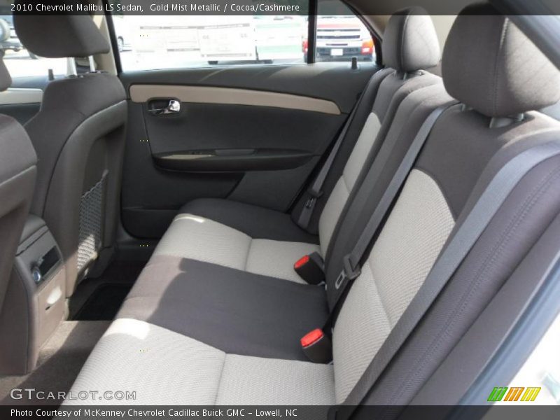 Gold Mist Metallic / Cocoa/Cashmere 2010 Chevrolet Malibu LS Sedan