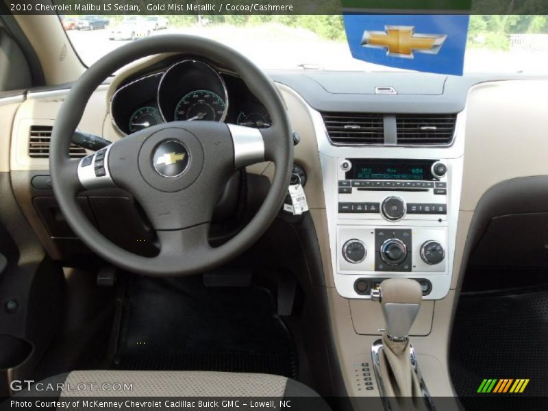 Gold Mist Metallic / Cocoa/Cashmere 2010 Chevrolet Malibu LS Sedan
