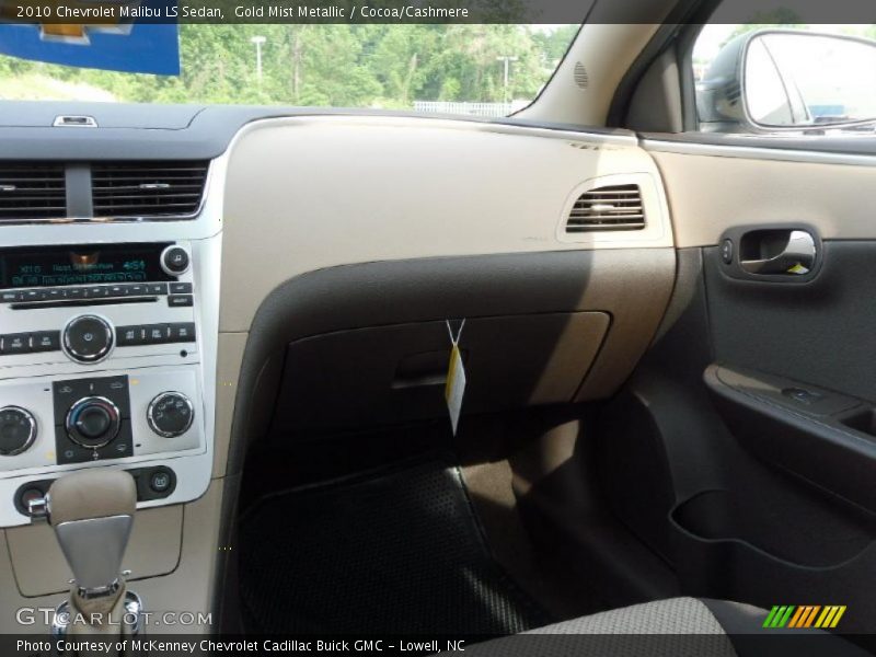 Gold Mist Metallic / Cocoa/Cashmere 2010 Chevrolet Malibu LS Sedan