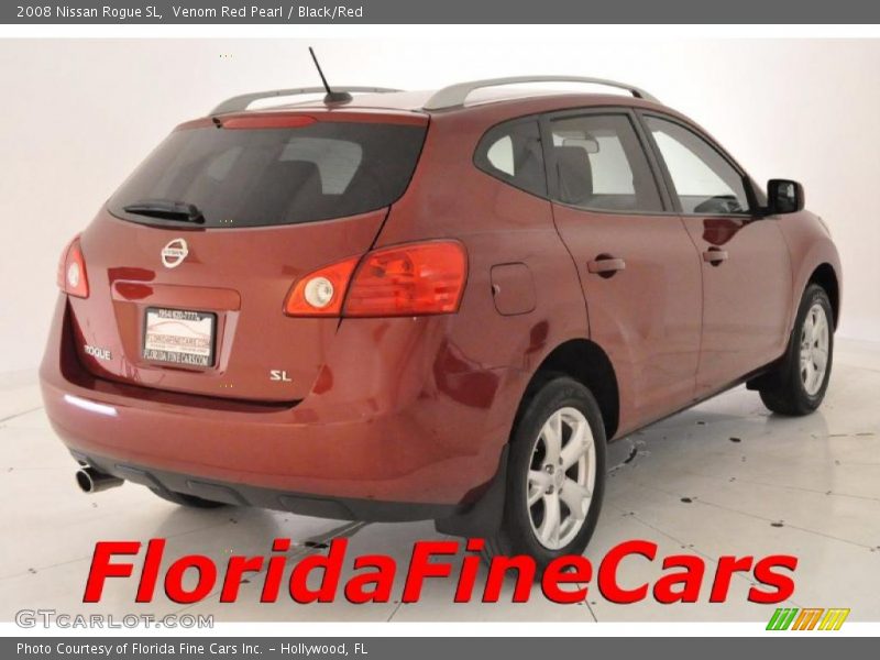 Venom Red Pearl / Black/Red 2008 Nissan Rogue SL