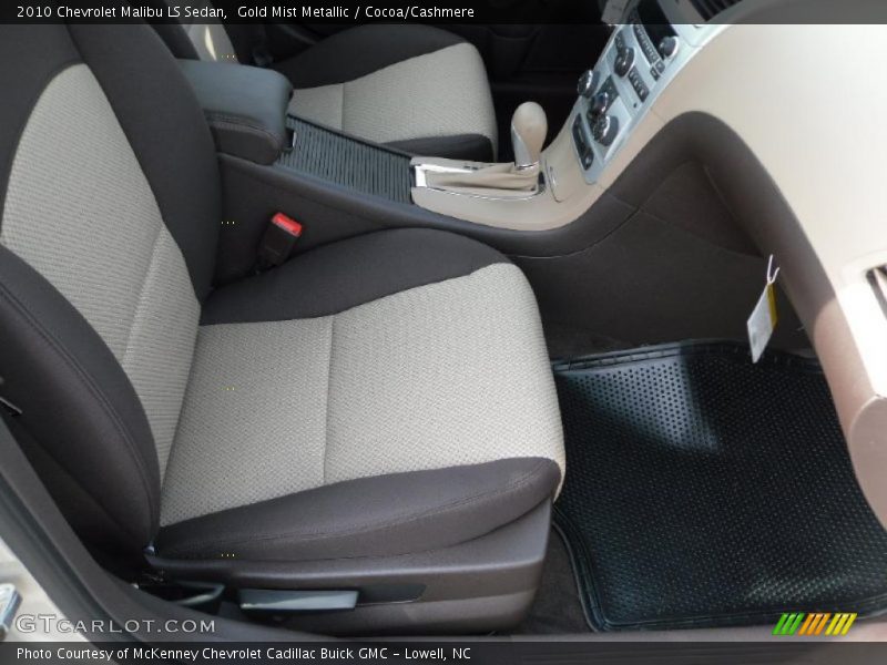 Gold Mist Metallic / Cocoa/Cashmere 2010 Chevrolet Malibu LS Sedan
