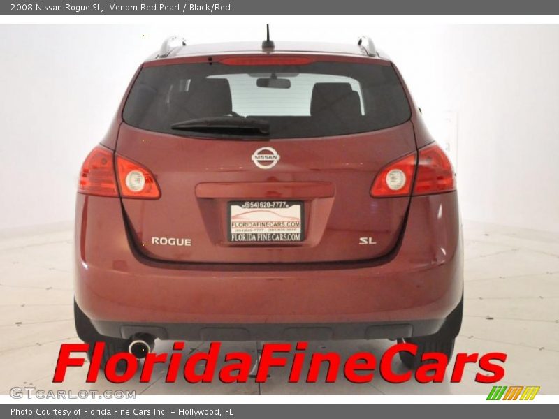 Venom Red Pearl / Black/Red 2008 Nissan Rogue SL