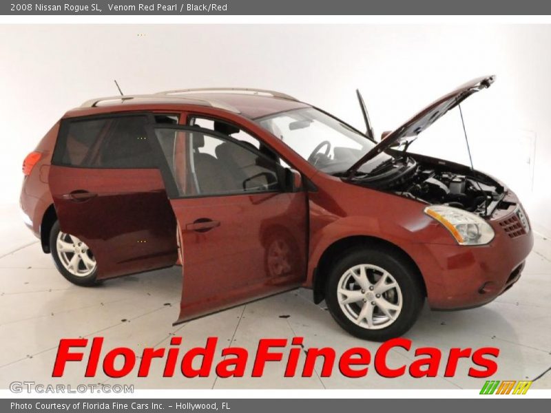 Venom Red Pearl / Black/Red 2008 Nissan Rogue SL