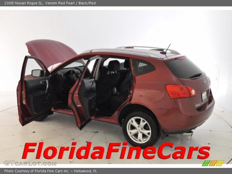 Venom Red Pearl / Black/Red 2008 Nissan Rogue SL