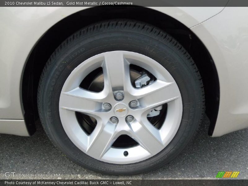 Gold Mist Metallic / Cocoa/Cashmere 2010 Chevrolet Malibu LS Sedan