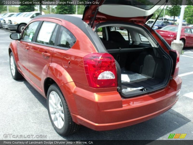 Sunburst Orange Pearl / Dark Slate Gray 2010 Dodge Caliber Heat