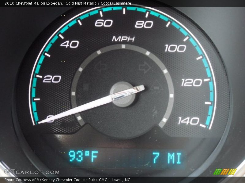 Gold Mist Metallic / Cocoa/Cashmere 2010 Chevrolet Malibu LS Sedan