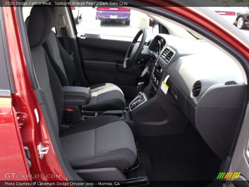 Sunburst Orange Pearl / Dark Slate Gray 2010 Dodge Caliber Heat