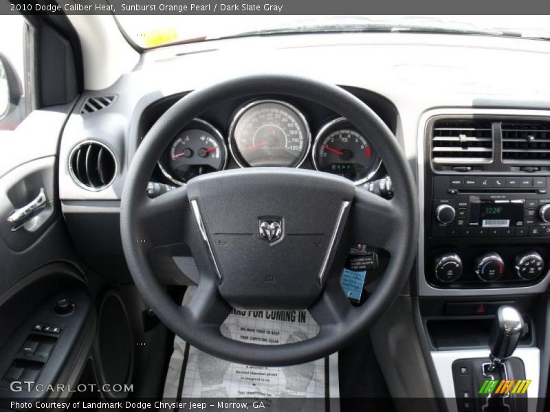 Sunburst Orange Pearl / Dark Slate Gray 2010 Dodge Caliber Heat