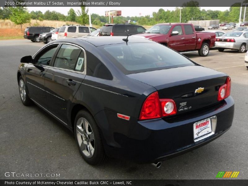 Imperial Blue Metallic / Ebony 2010 Chevrolet Malibu LT Sedan
