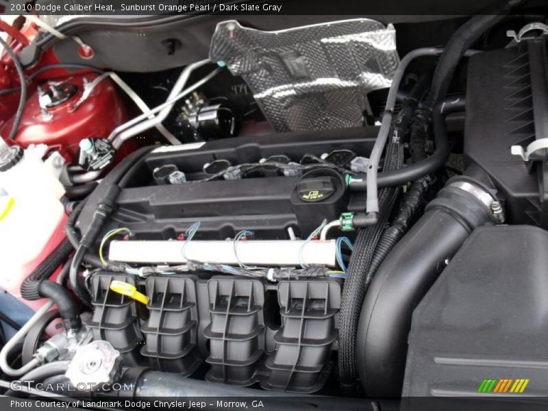 Sunburst Orange Pearl / Dark Slate Gray 2010 Dodge Caliber Heat