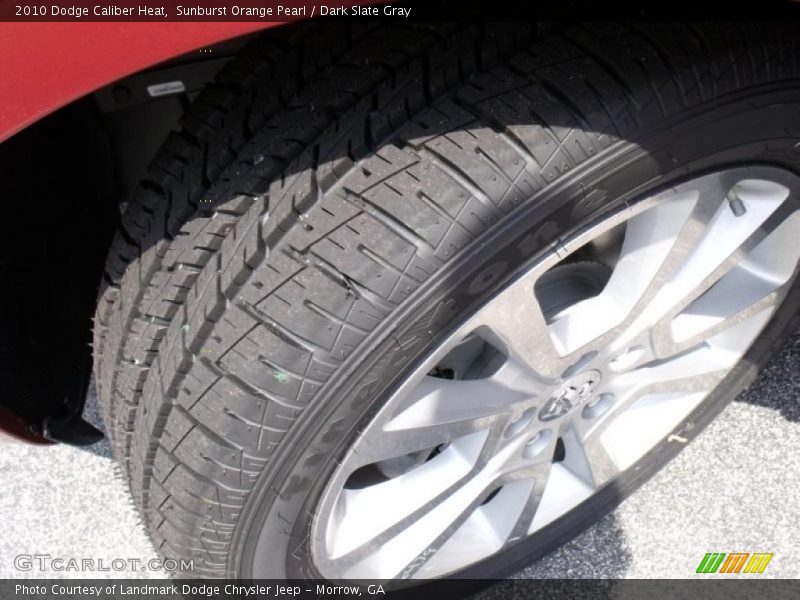 Sunburst Orange Pearl / Dark Slate Gray 2010 Dodge Caliber Heat