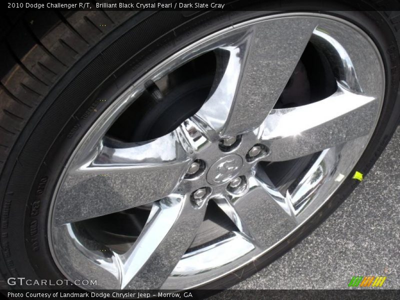 Brilliant Black Crystal Pearl / Dark Slate Gray 2010 Dodge Challenger R/T