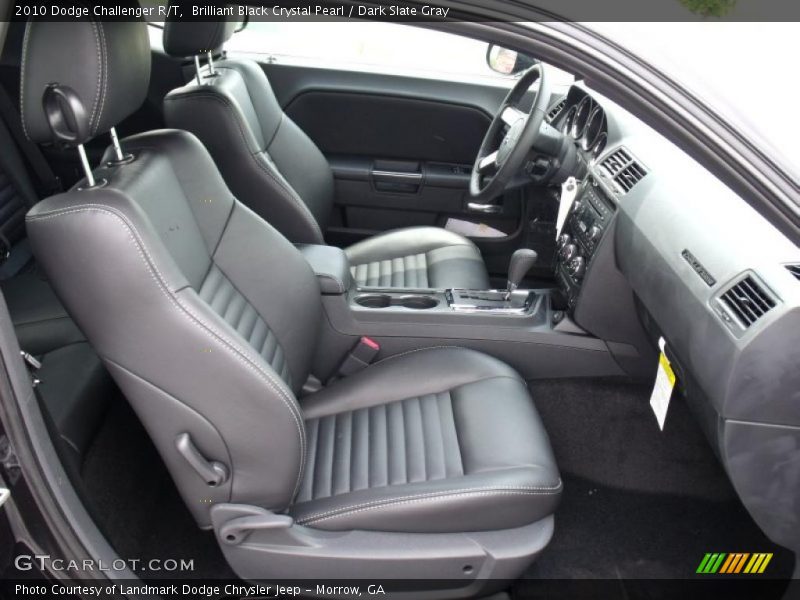 Brilliant Black Crystal Pearl / Dark Slate Gray 2010 Dodge Challenger R/T
