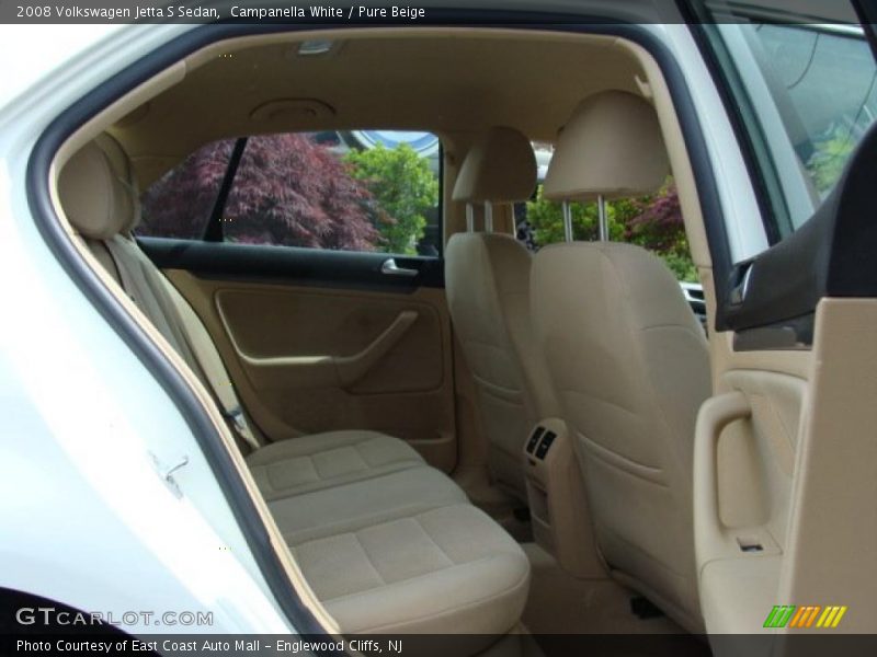 Campanella White / Pure Beige 2008 Volkswagen Jetta S Sedan