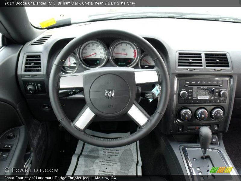 Brilliant Black Crystal Pearl / Dark Slate Gray 2010 Dodge Challenger R/T