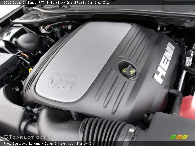 Brilliant Black Crystal Pearl / Dark Slate Gray 2010 Dodge Challenger R/T