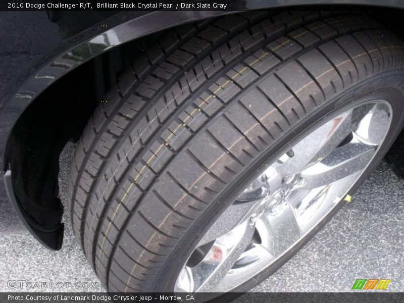 Brilliant Black Crystal Pearl / Dark Slate Gray 2010 Dodge Challenger R/T
