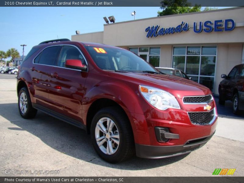 Cardinal Red Metallic / Jet Black 2010 Chevrolet Equinox LT