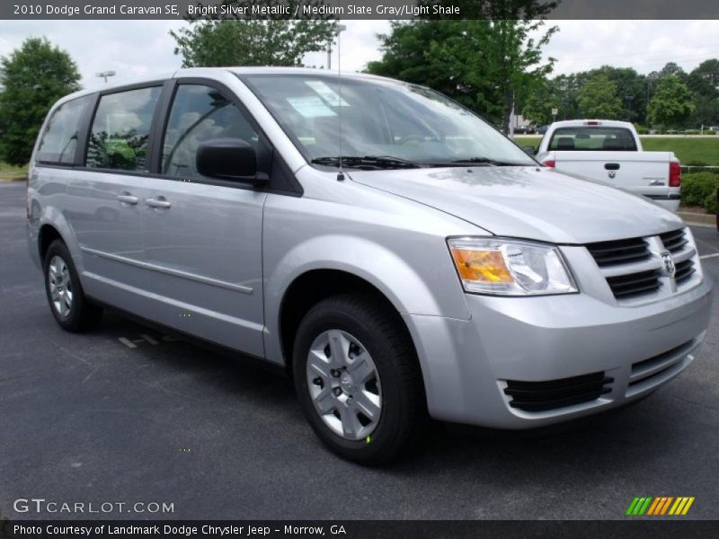 Bright Silver Metallic / Medium Slate Gray/Light Shale 2010 Dodge Grand Caravan SE