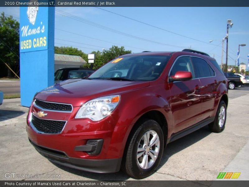 Cardinal Red Metallic / Jet Black 2010 Chevrolet Equinox LT