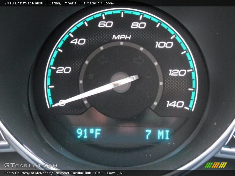 Imperial Blue Metallic / Ebony 2010 Chevrolet Malibu LT Sedan