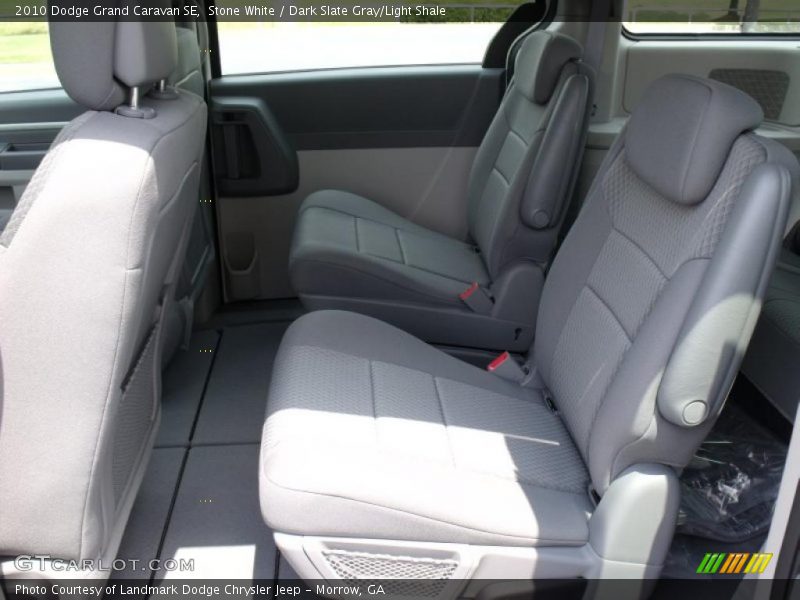 Stone White / Dark Slate Gray/Light Shale 2010 Dodge Grand Caravan SE