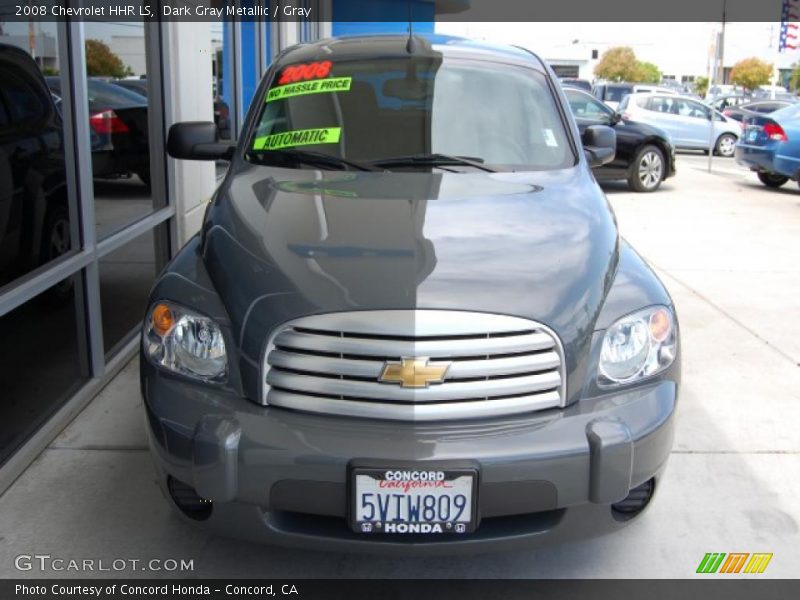 Dark Gray Metallic / Gray 2008 Chevrolet HHR LS