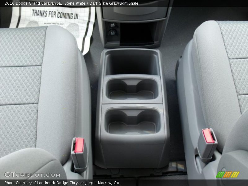 Stone White / Dark Slate Gray/Light Shale 2010 Dodge Grand Caravan SE
