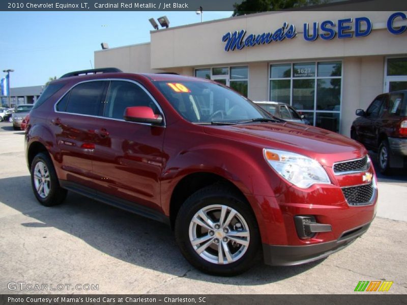 Cardinal Red Metallic / Jet Black 2010 Chevrolet Equinox LT