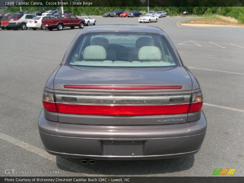 Cocoa Brown / Shale Beige 1998 Cadillac Catera