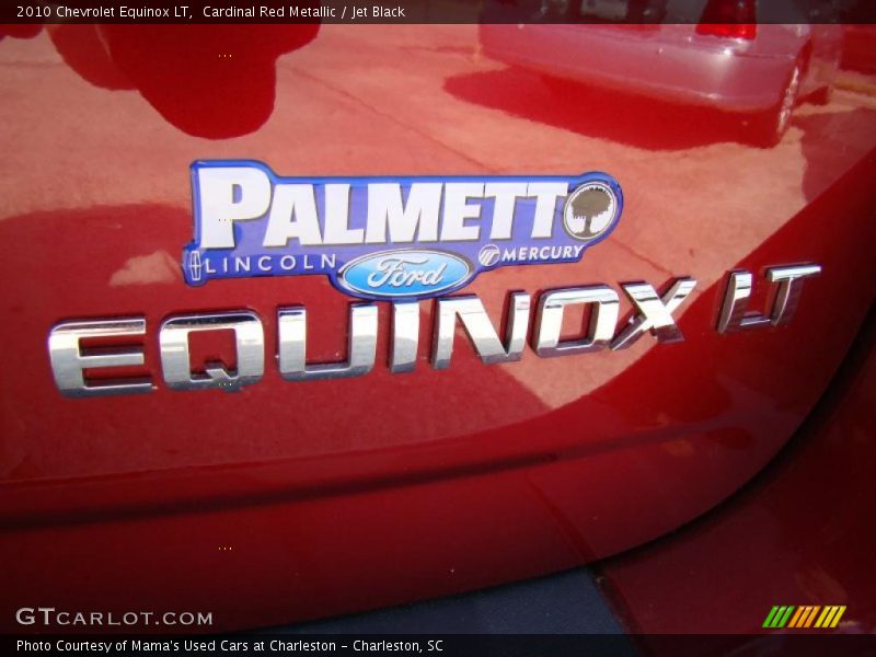 Cardinal Red Metallic / Jet Black 2010 Chevrolet Equinox LT