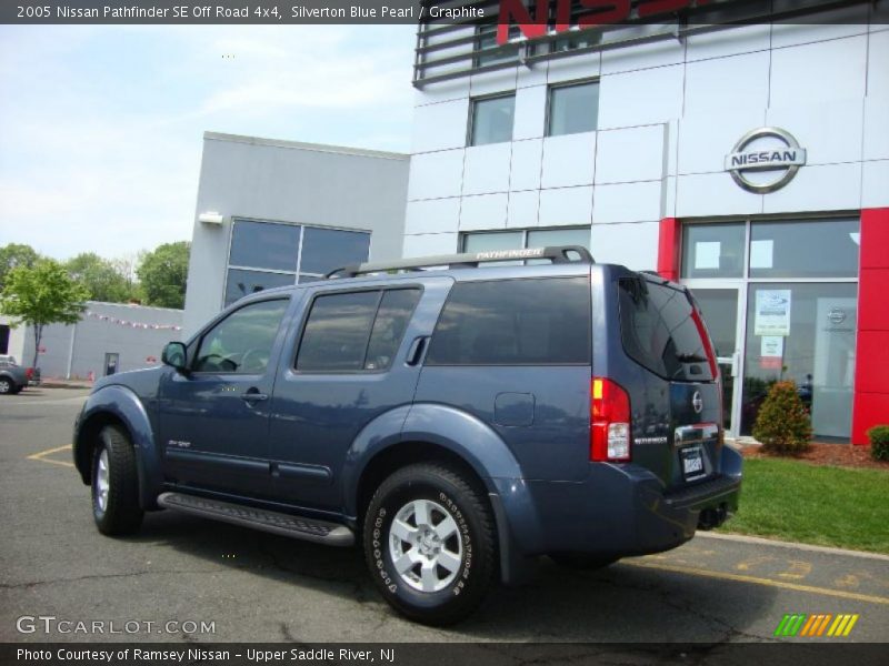 Silverton Blue Pearl / Graphite 2005 Nissan Pathfinder SE Off Road 4x4
