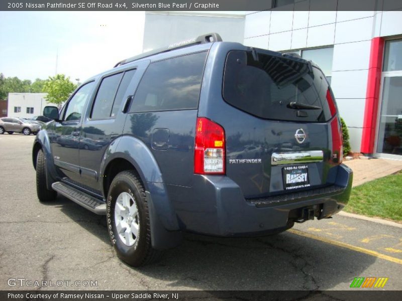 Silverton Blue Pearl / Graphite 2005 Nissan Pathfinder SE Off Road 4x4