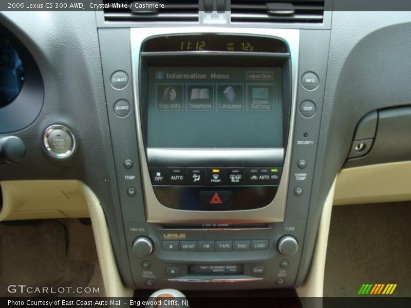 Crystal White / Cashmere 2006 Lexus GS 300 AWD