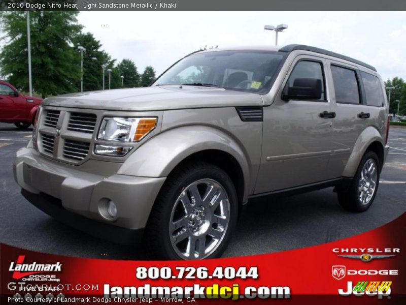 Light Sandstone Metallic / Khaki 2010 Dodge Nitro Heat