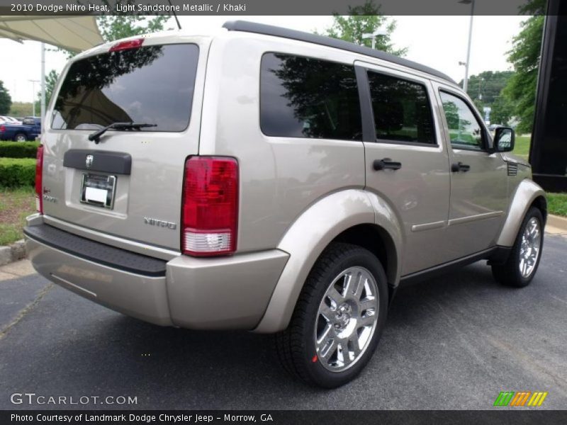 Light Sandstone Metallic / Khaki 2010 Dodge Nitro Heat