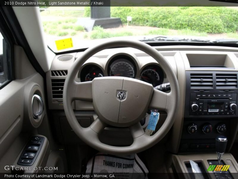 Light Sandstone Metallic / Khaki 2010 Dodge Nitro Heat