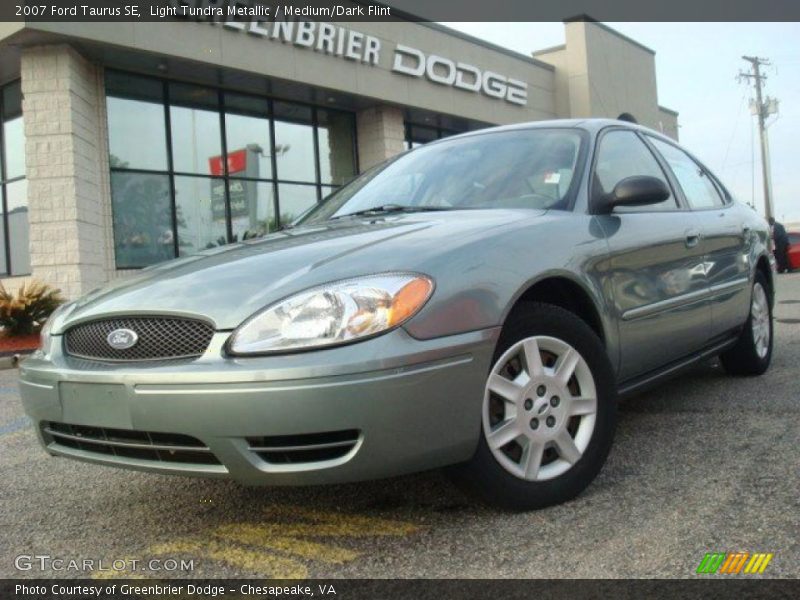 Light Tundra Metallic / Medium/Dark Flint 2007 Ford Taurus SE