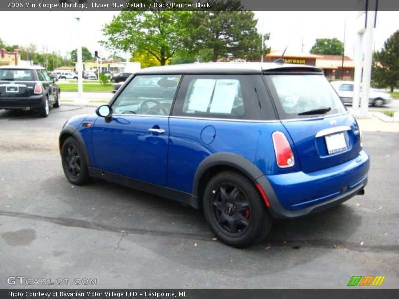 Hyper Blue Metallic / Black/Panther Black 2006 Mini Cooper Hardtop