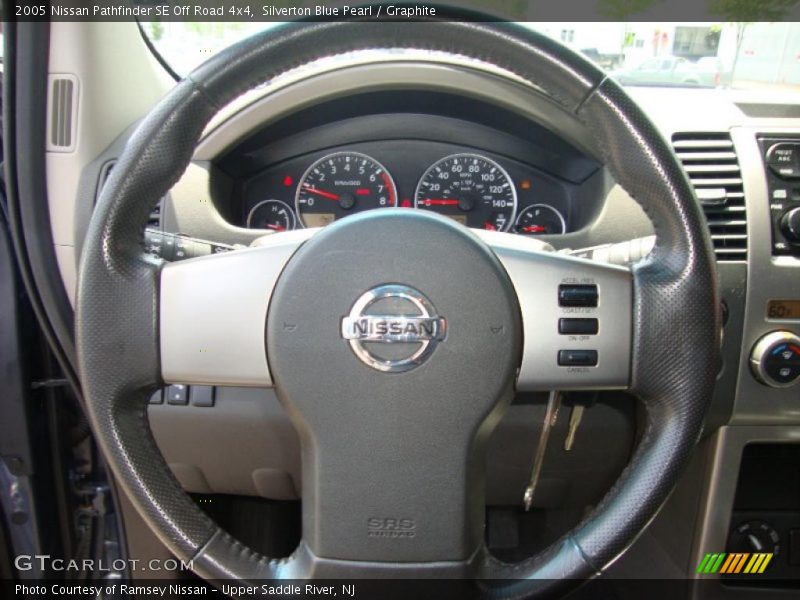 Silverton Blue Pearl / Graphite 2005 Nissan Pathfinder SE Off Road 4x4