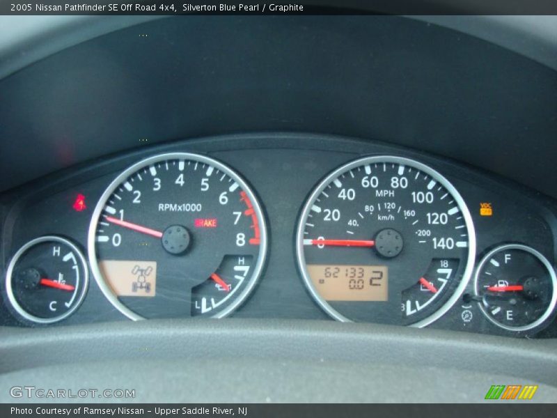 Silverton Blue Pearl / Graphite 2005 Nissan Pathfinder SE Off Road 4x4