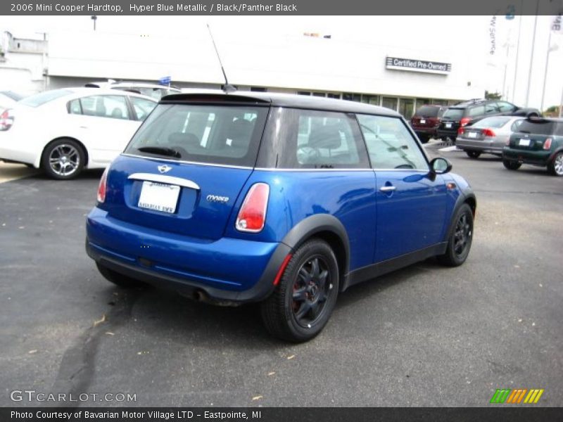Hyper Blue Metallic / Black/Panther Black 2006 Mini Cooper Hardtop