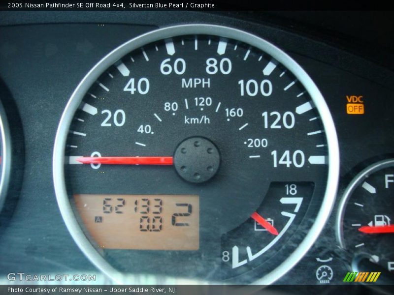 Silverton Blue Pearl / Graphite 2005 Nissan Pathfinder SE Off Road 4x4