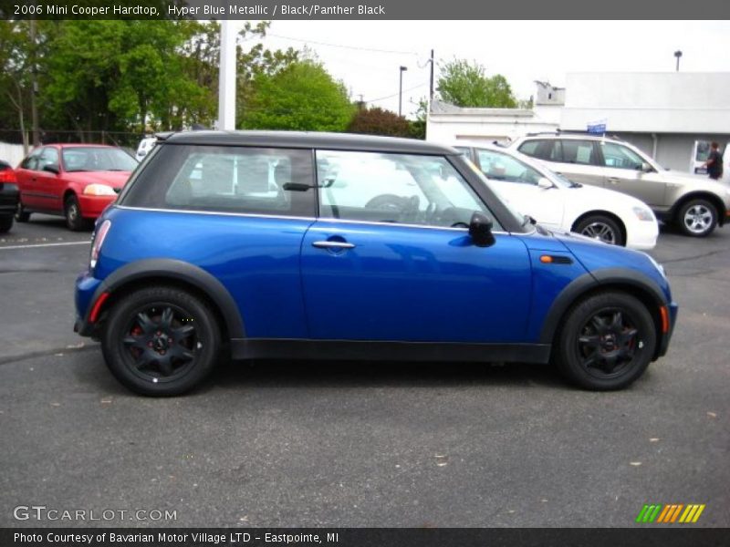 Hyper Blue Metallic / Black/Panther Black 2006 Mini Cooper Hardtop