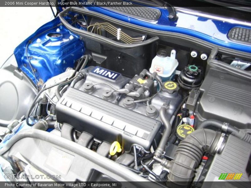 Hyper Blue Metallic / Black/Panther Black 2006 Mini Cooper Hardtop