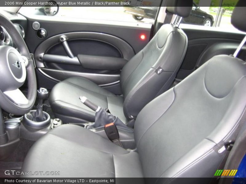 Hyper Blue Metallic / Black/Panther Black 2006 Mini Cooper Hardtop