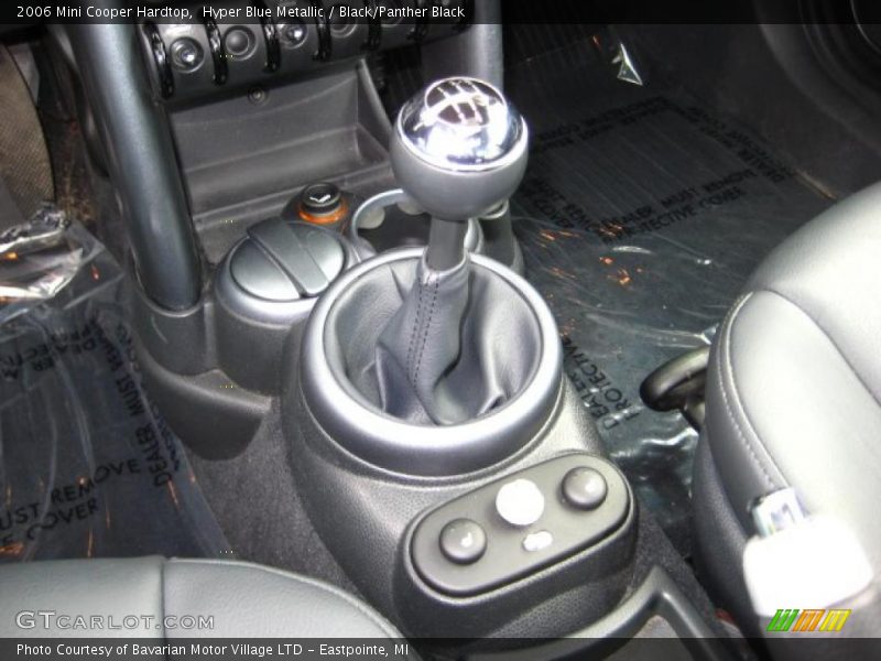 Hyper Blue Metallic / Black/Panther Black 2006 Mini Cooper Hardtop
